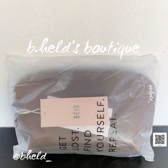 BÉIS The Cosmetic Pouch Set in Maple Brown Brand New NWT - Picture 15 of 16